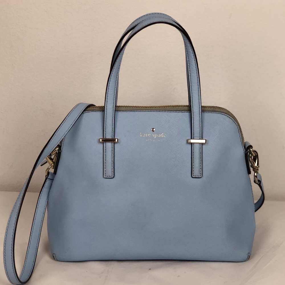 Kate Spade Cedar St Maise blue leather handbag - Picture 2 of 12